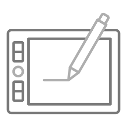 Graphic tablet icon