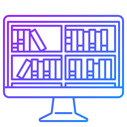 Online library icon