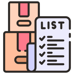 Packing list icon