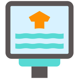 River sign icon