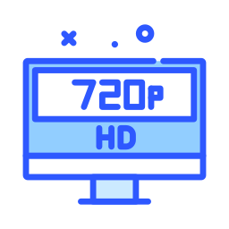 720 alta definición icono
