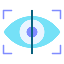 scanner de retina Ícone