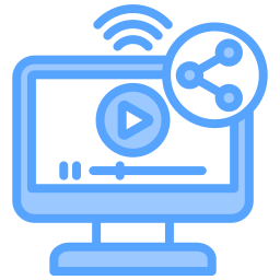 compartilhamento de vídeo Ícone