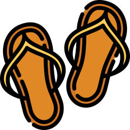 Flip flops icon