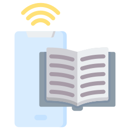 bibliothèque mobile Icône