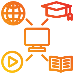Digital learning icon