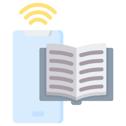 Мобильная библиотека иконка