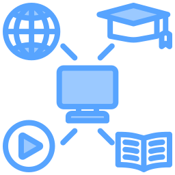 Digital learning icon