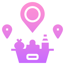 Food delivery icon