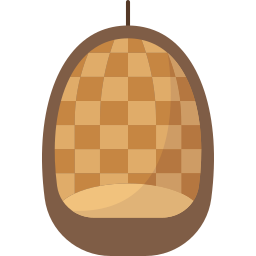 krzesło jajko ikona
