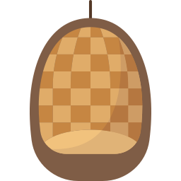 Egg chair icon