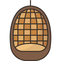 silla de huevo icono