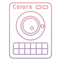palette de couleurs Icône