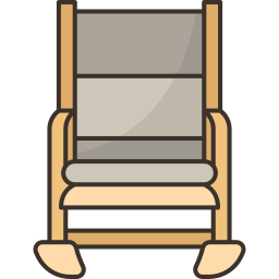 fauteuil à bascule Icône