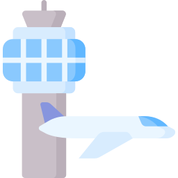 controlador de tráfico aéreo icono