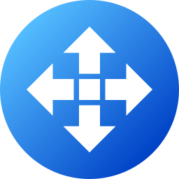 Four arrows icon