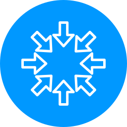 Arrows circle icon