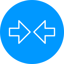 Left and right arrows icon