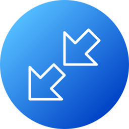 Down left arrow icon