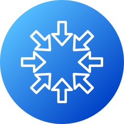 Arrows circle icon