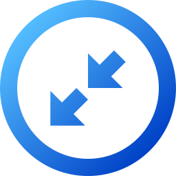 Down left arrow icon