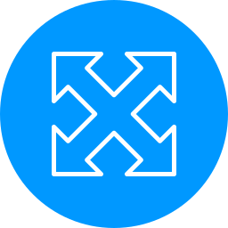 Four arrows icon