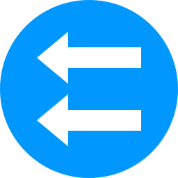 Left arrows icon