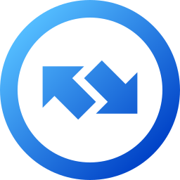 Left and right arrows icon