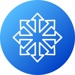 Arrows circle icon