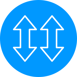 Up and down arrows icon