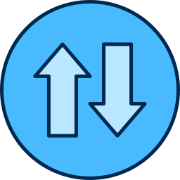 上下の矢印 icon