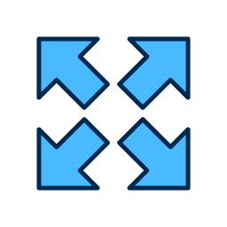 Four arrows icon