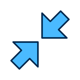 Left and right arrows icon