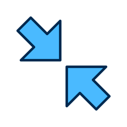 Left and right arrows icon