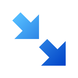 Down right arrow icon