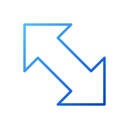 Left and right arrows icon