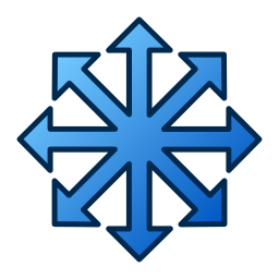 Arrows circle icon