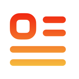 disposición icono
