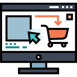 Online shop icon