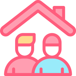 Shared flat icon