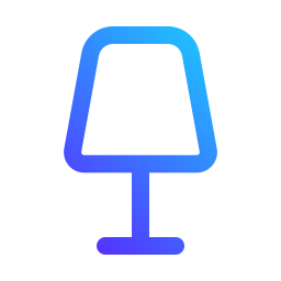 Desk lamp icon