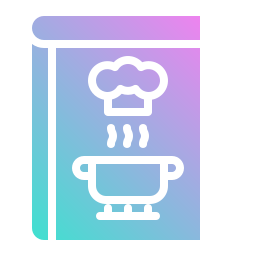 libro de recetas icono