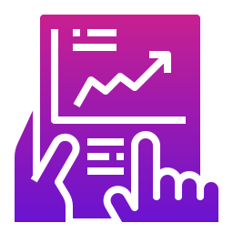 Growth chart icon