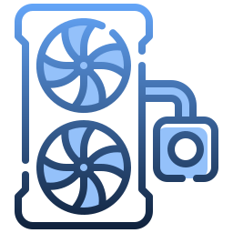 sistema de refrigeración icono