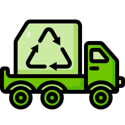 Trash truck icon