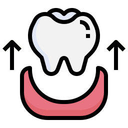 Tooth extraction icon