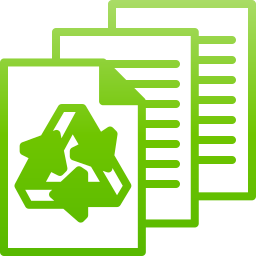 Paper recycle icon