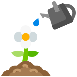 Watering plants icon