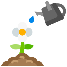planten water geven icoon
