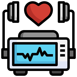 Automated external defibrillator icon
